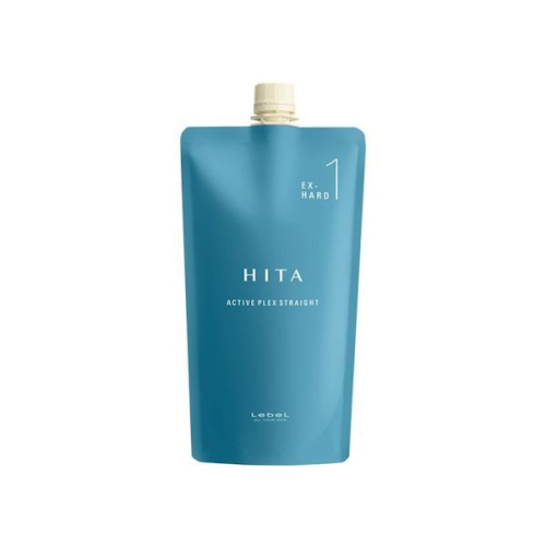 Lebel HITA Active Plex Straight EX Hard 1 Прямые волосы силового типа шаг 1